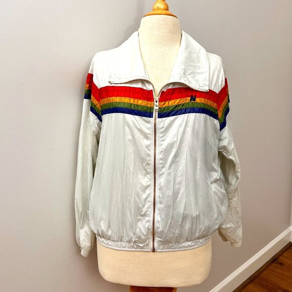 NWOT Aviator Nation 5 Stripe Dresden White Tracksuit Set Sz M - Picture 2 of 16